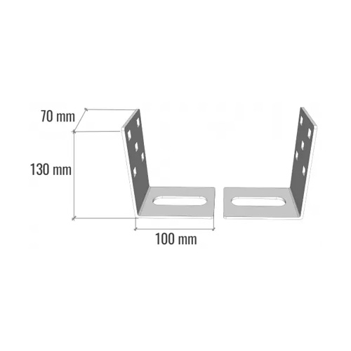 L-Adapter 100-160mm